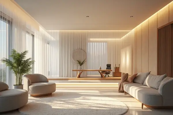 Como a Luz Difusa Realça a Leveza da Decoração Minimalista